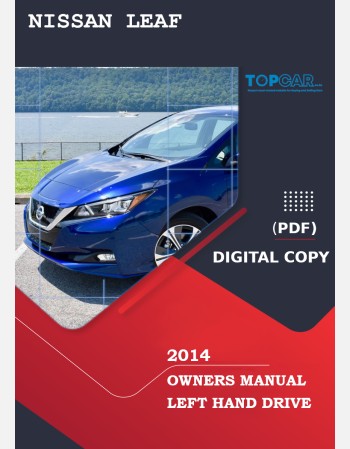 nissan leaf 2014 owners manual